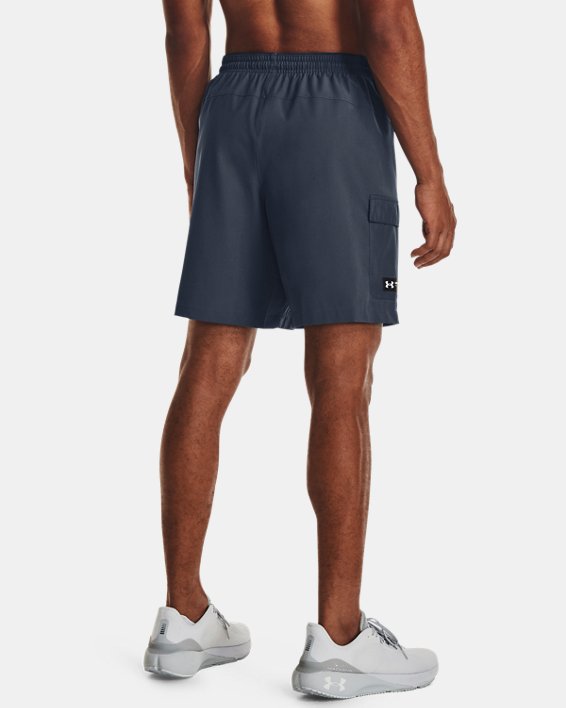 Men's UA RUSH™ Woven Cargo Shorts in Gray image number 1